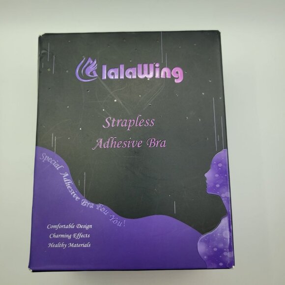 LalaWing Strapless Adhesive Bra Size C Non Toxic Sticky Washable Reusable New - Picture 6 of 6